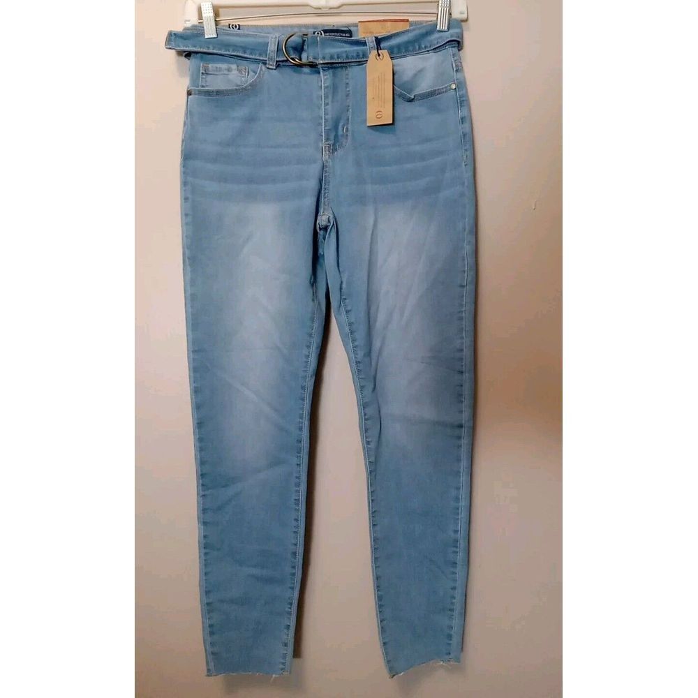 one republic for all Light Distressed Raw Hem Highrise Skinny Ankle Jeans Size 8